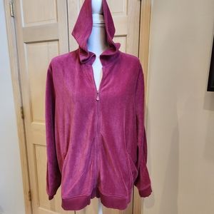 NEW CONDITION ATHLEISURE JACKET WITH HOODIE
